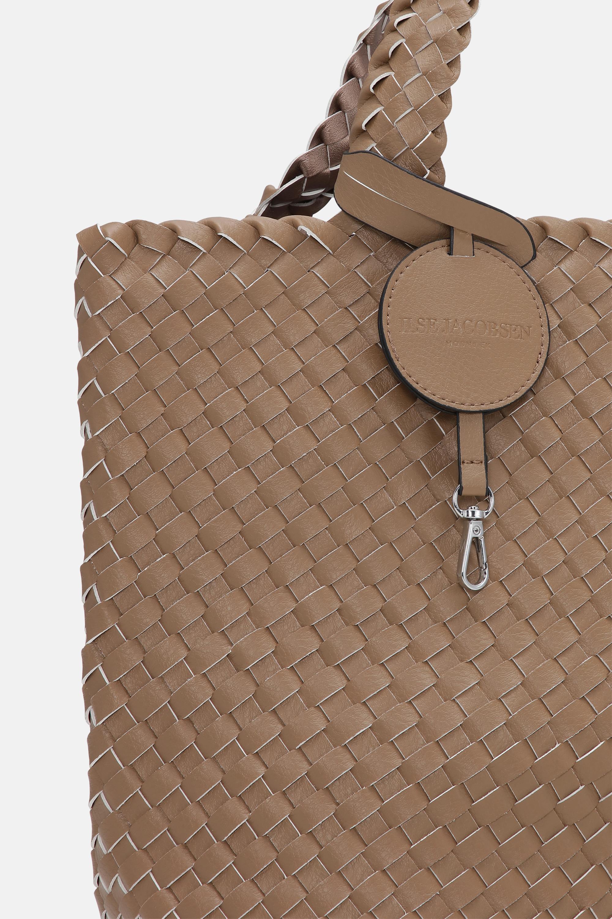 Tote Bag Braided - Mocca Metallic Mocca